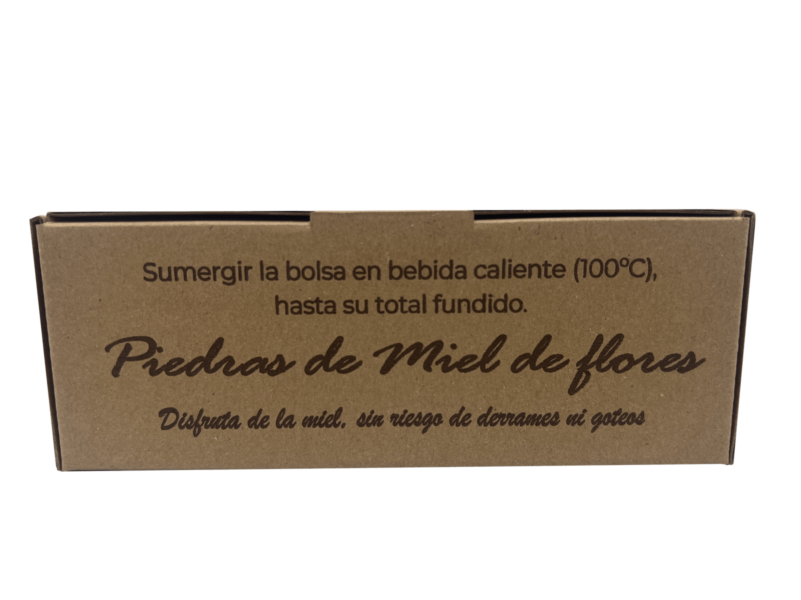 Caja de piedras de miel de flores